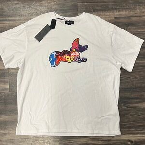 5XL Men’s Akoo White Graphic T-Shirt new with Tags